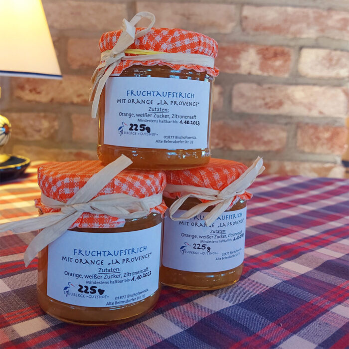 Fruchtaufstrich mit Orange "La Provence"