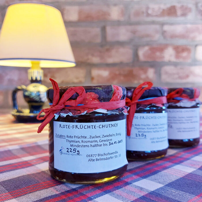 Chutney aus roten Früchten
