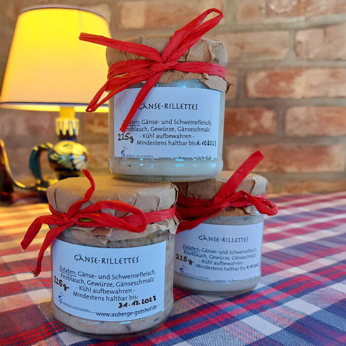 Gänserillettes mit Kräutern der Provence