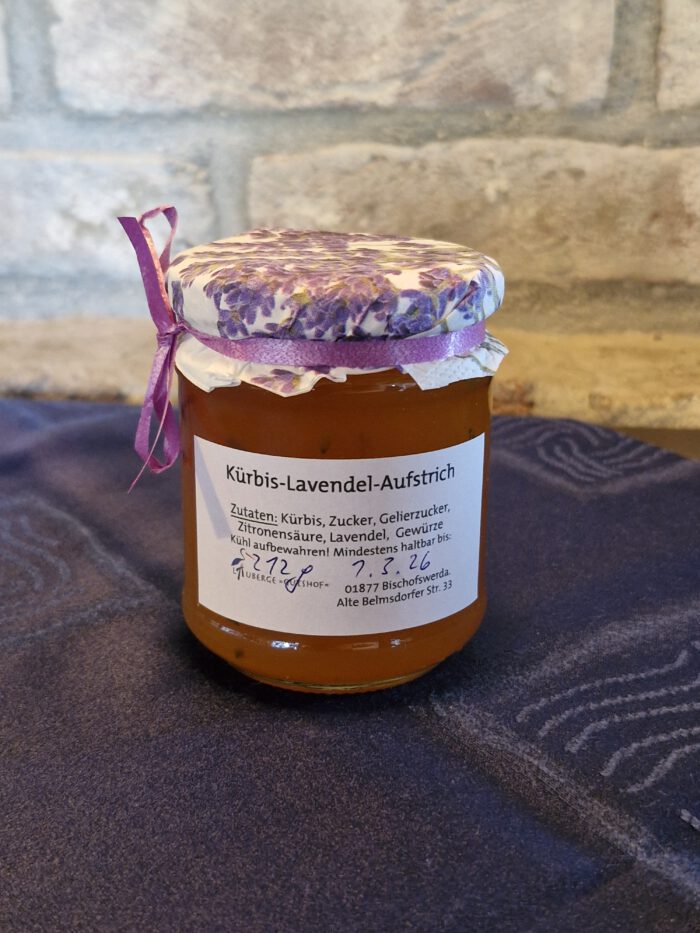 Fruchtaufstrich "Kürbis-Lavendel"