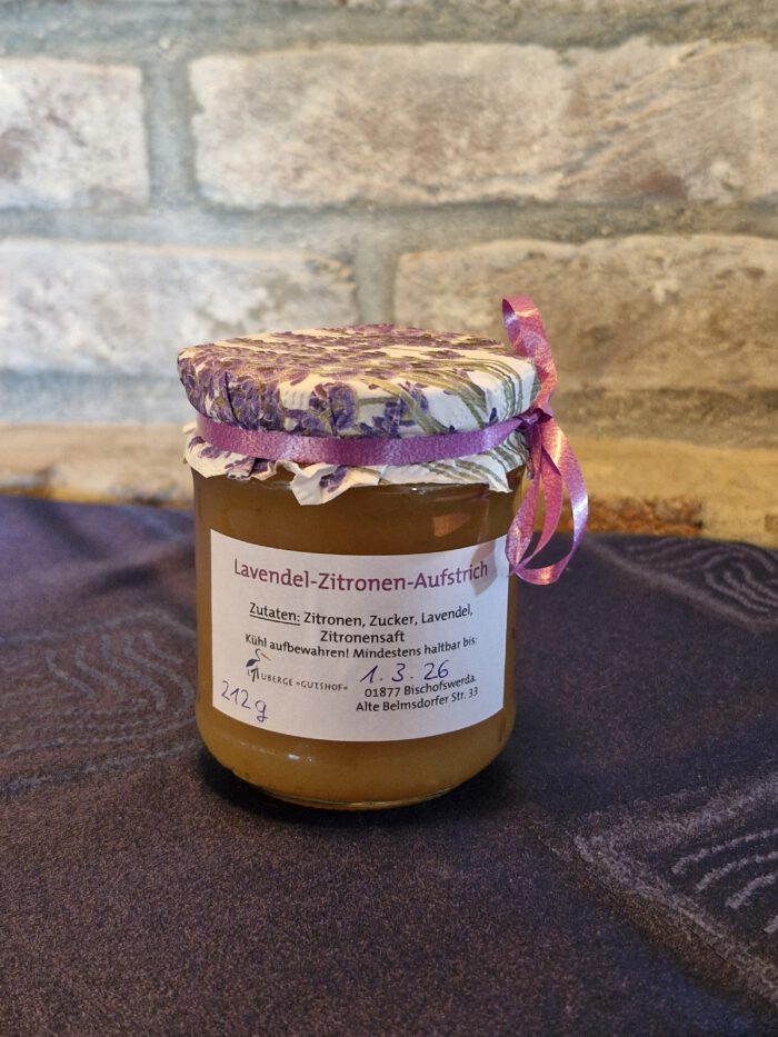 Fruchtaufstrich "Zitrone-Lavendel"